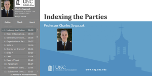 Indexing the Parties